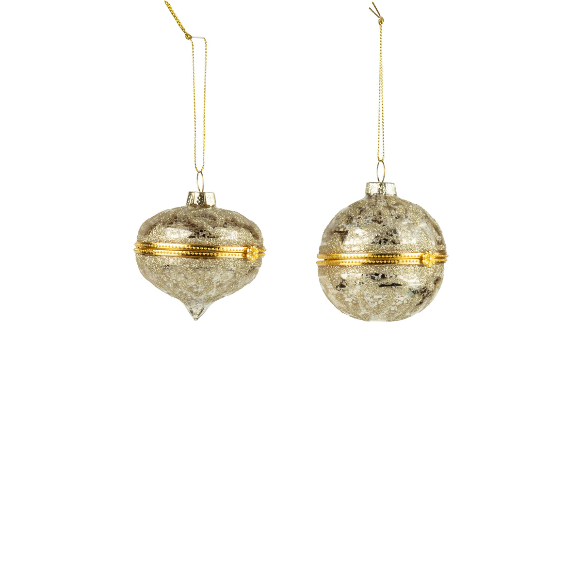 Gold Hinged Keepsake Ornaments