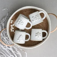 Festive Embossed Mug