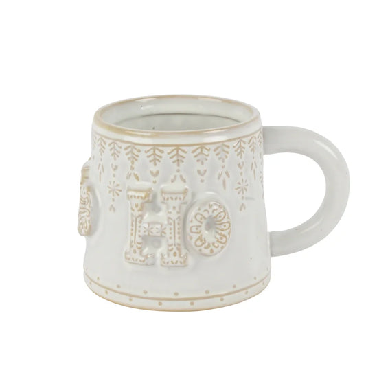 Festive Embossed Mug