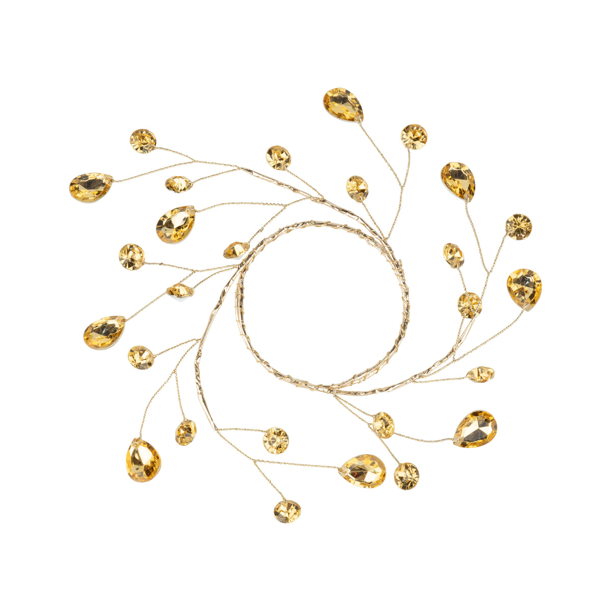 Foil Candle Ring Wreaths