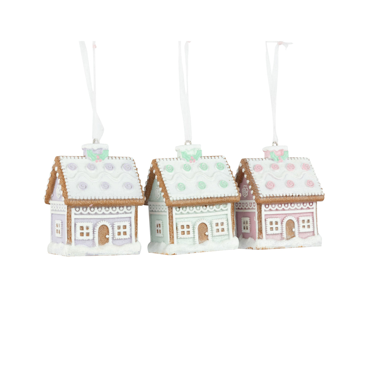 Mini Gingerbread House Ornaments