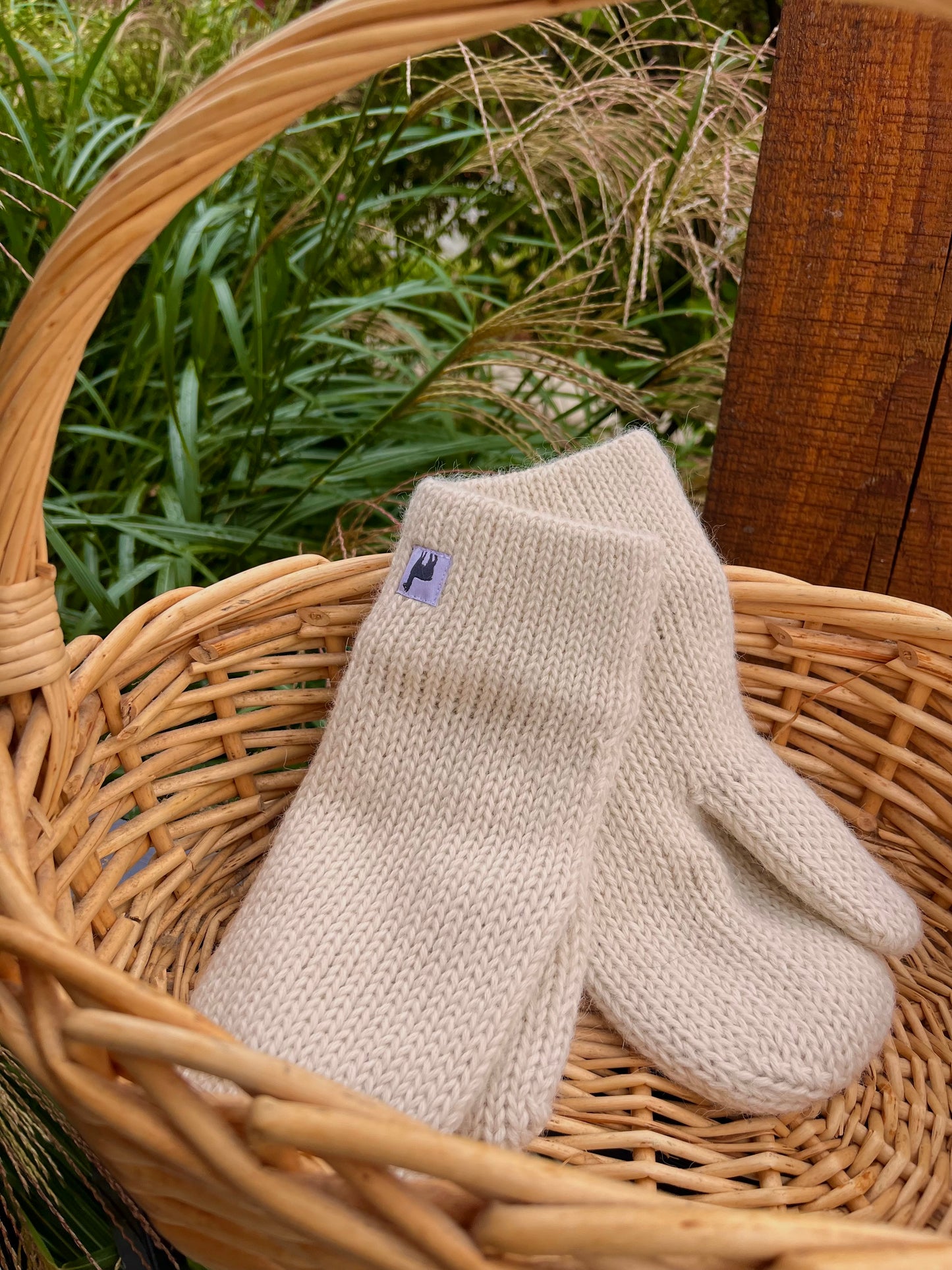 Alpaca Fleece Lined Mittens