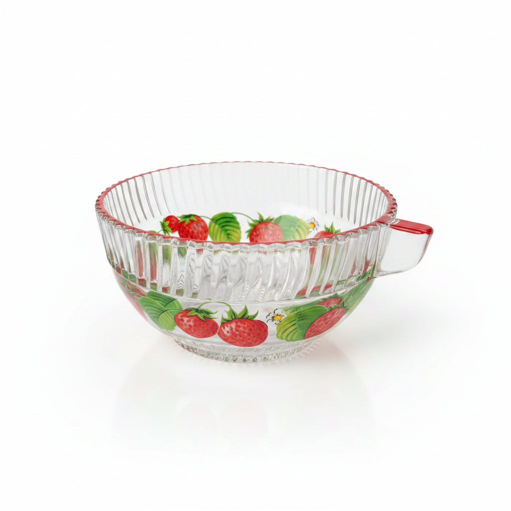 Vintage Strawberry Bowls - set