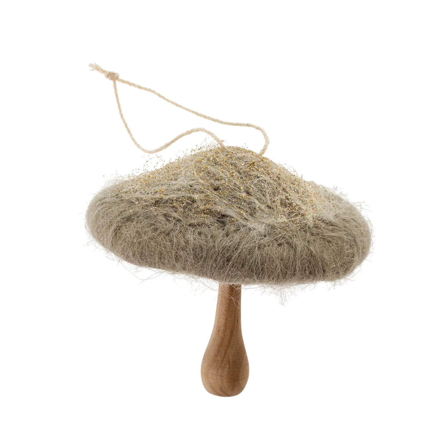 Felted Grey Mushroom