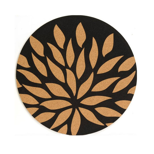 Cork Placemat Black Details