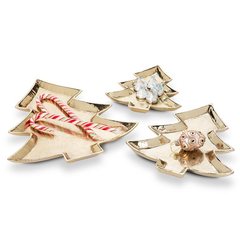 Gold Tree Plate, Medium & Large