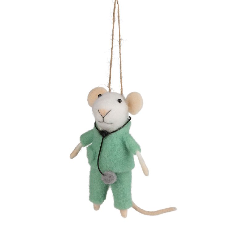 Felted Mouse Doctor/Nurse