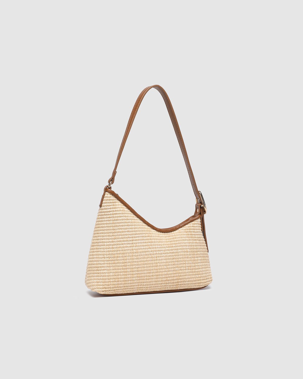 Amelia Shoulder Bag -Raffia Tan