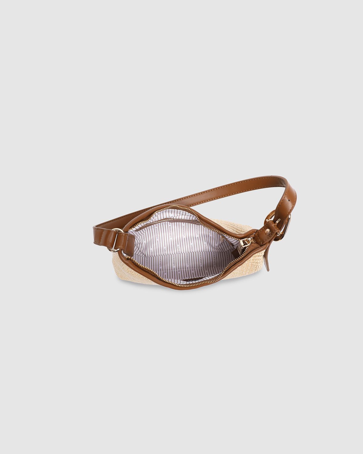 Amelia Shoulder Bag -Raffia Tan