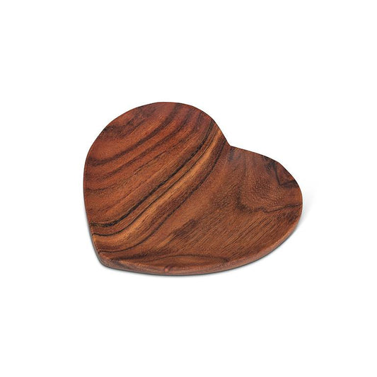 Heart Shaped Wooden Dish