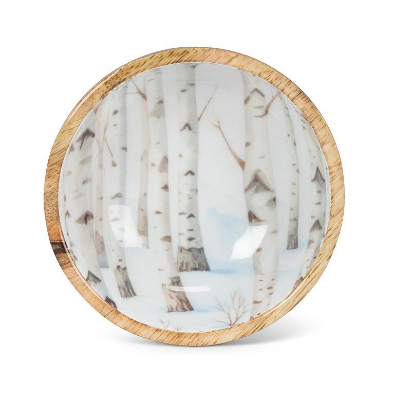 Birch Bowl Carved