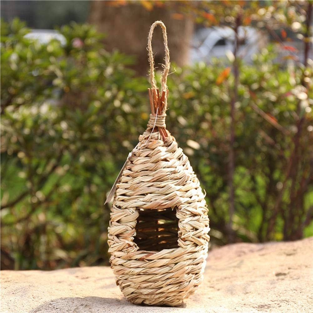 Grass Birdhouse Teardrop Shape