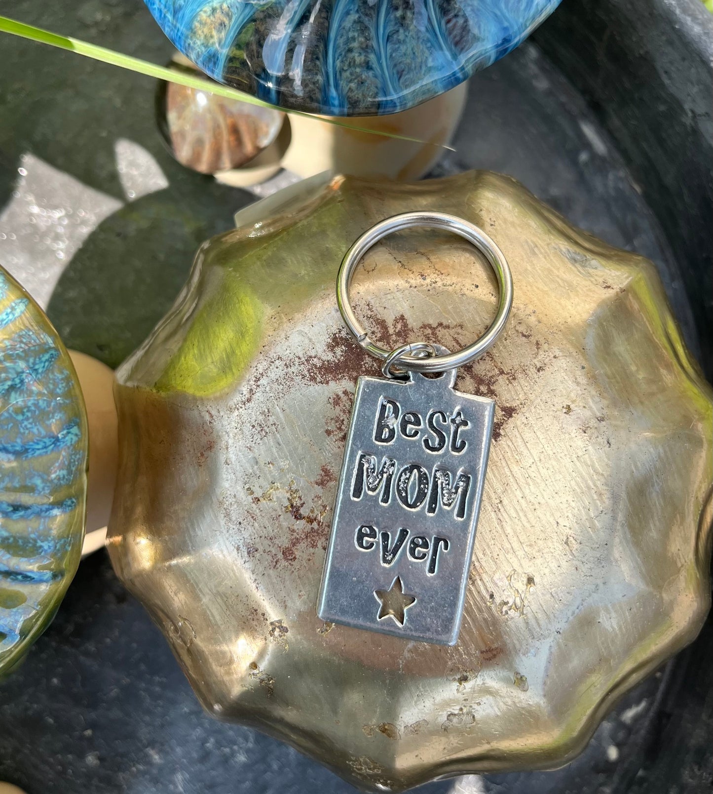 Pewter Keychain