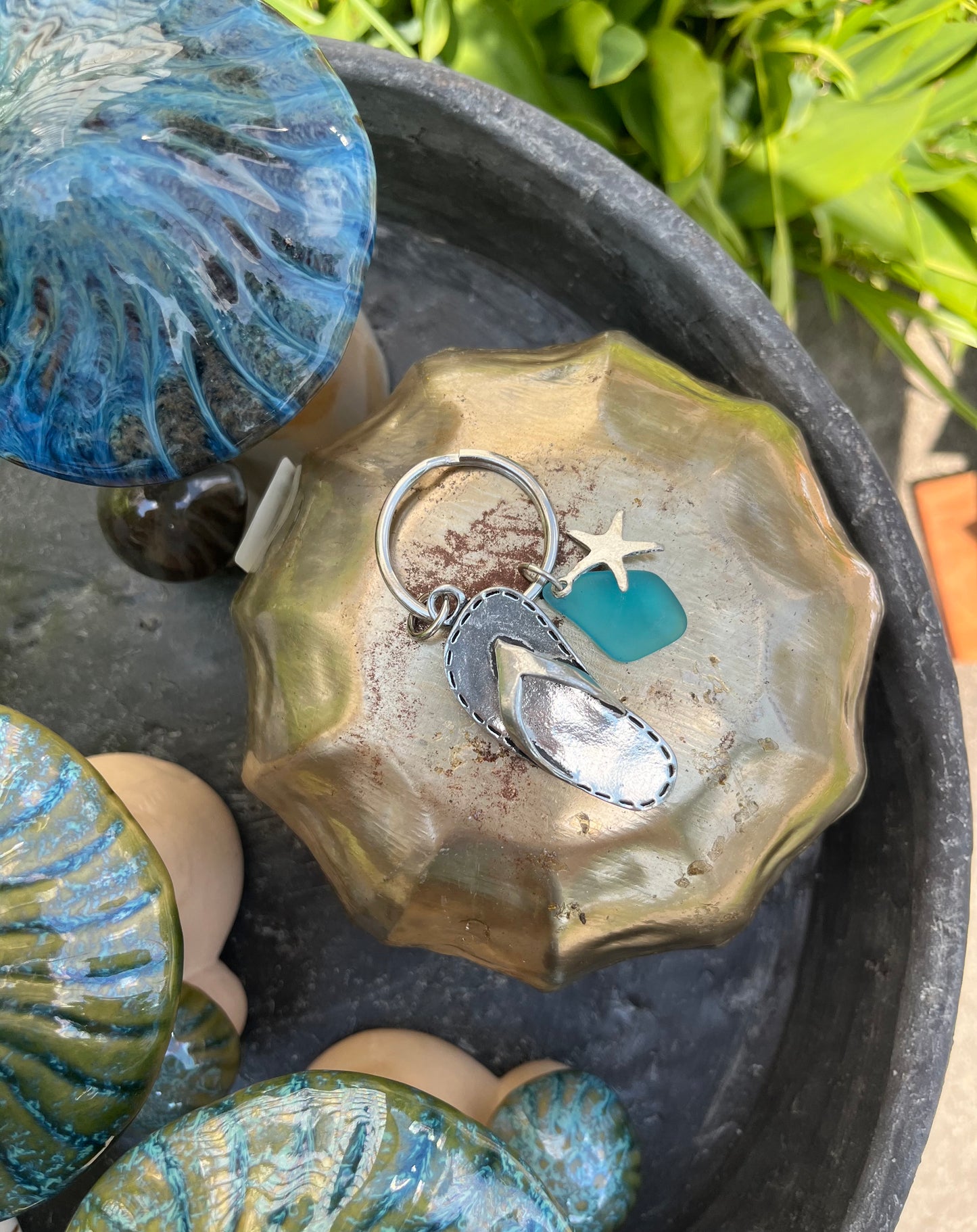 Pewter Keychain