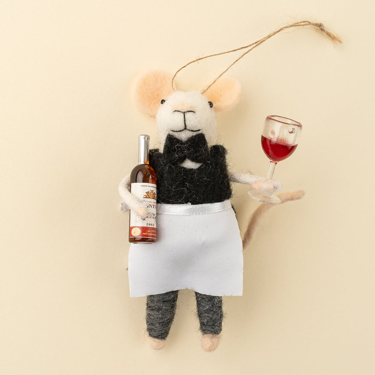 Sommelier Sam Felted Mouse