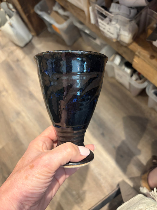 Pottery goblet