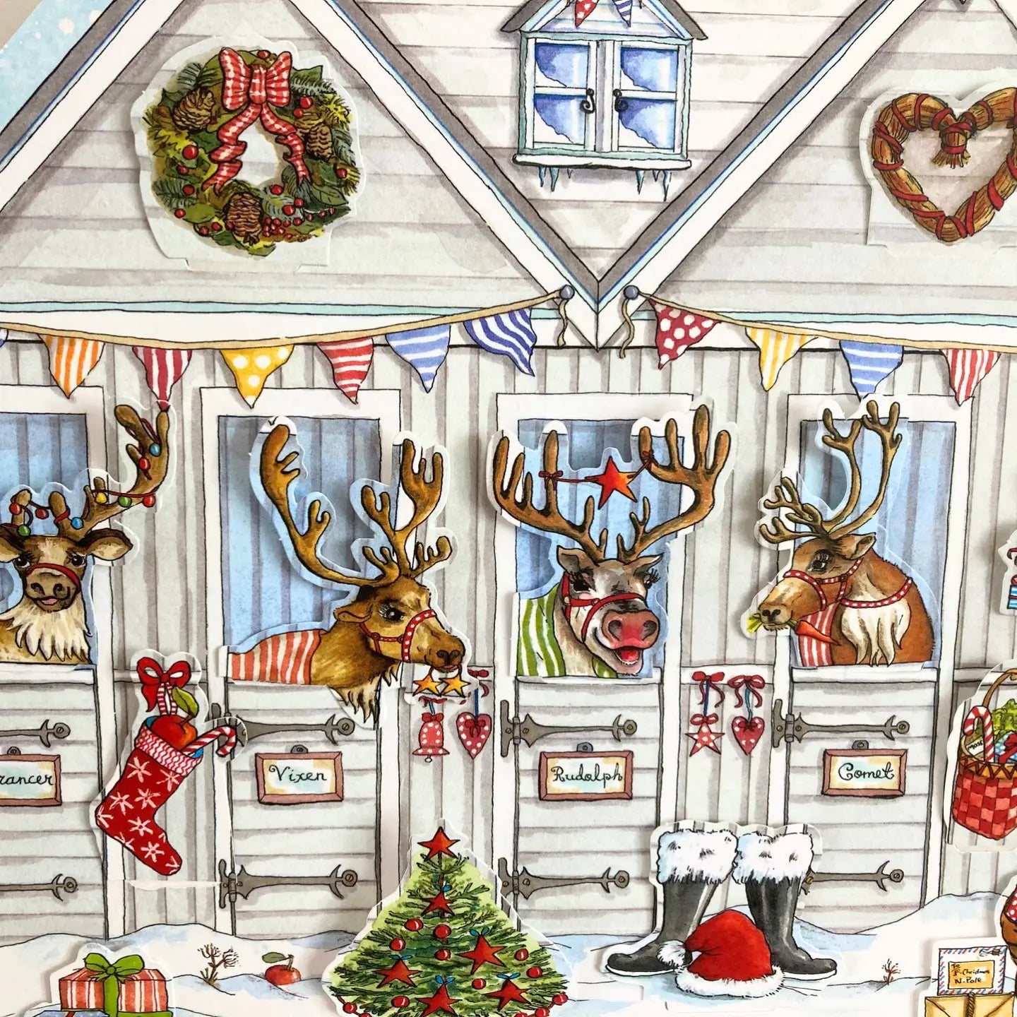 Reindeer Stables Advent Calendar