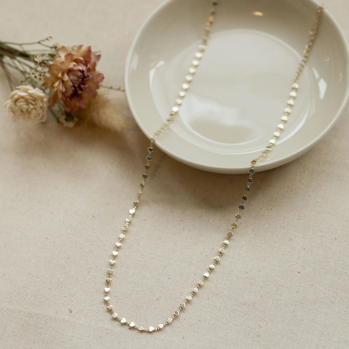 Row Of Hearts Necklace Glee