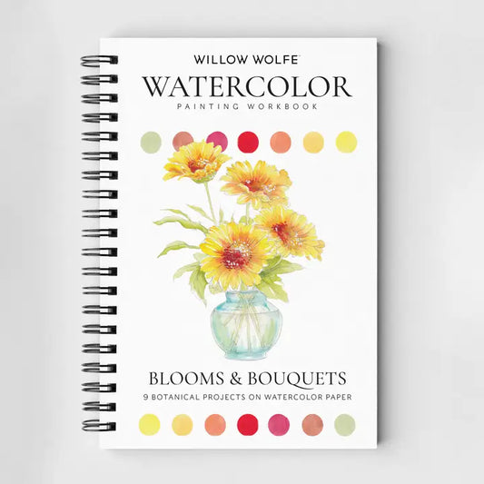 Watercolour Books & Brushes by Willow Wolfe Inc