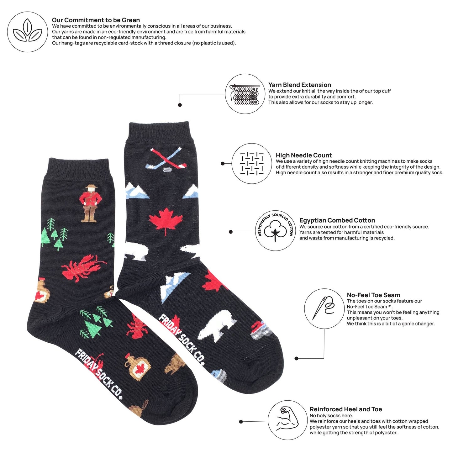 Women's Canada Icons Socks