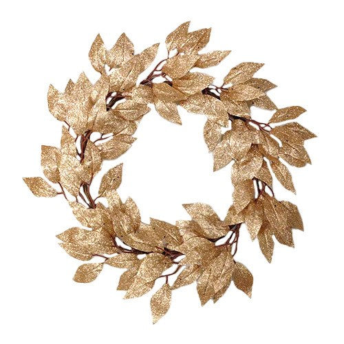 Copper Glitter Wreath