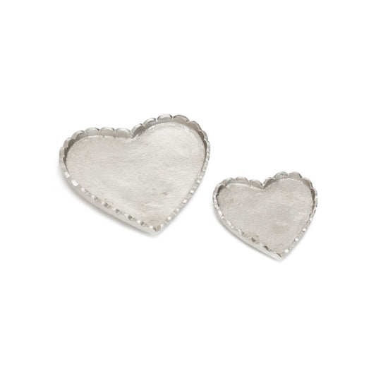 Heart Tray, Aluminum