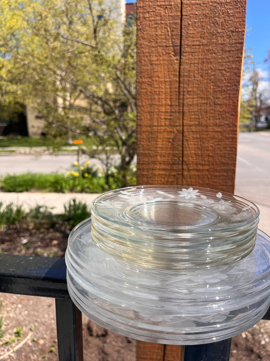 Vintage Glass Plates