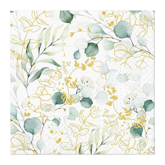 Golden Eucalyptus Napkin