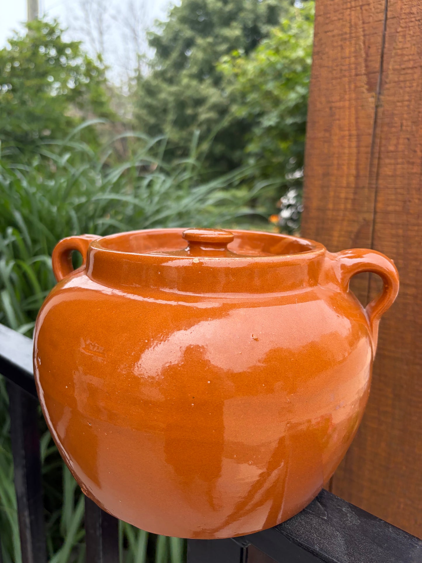 Vintage Huge Bean Pot