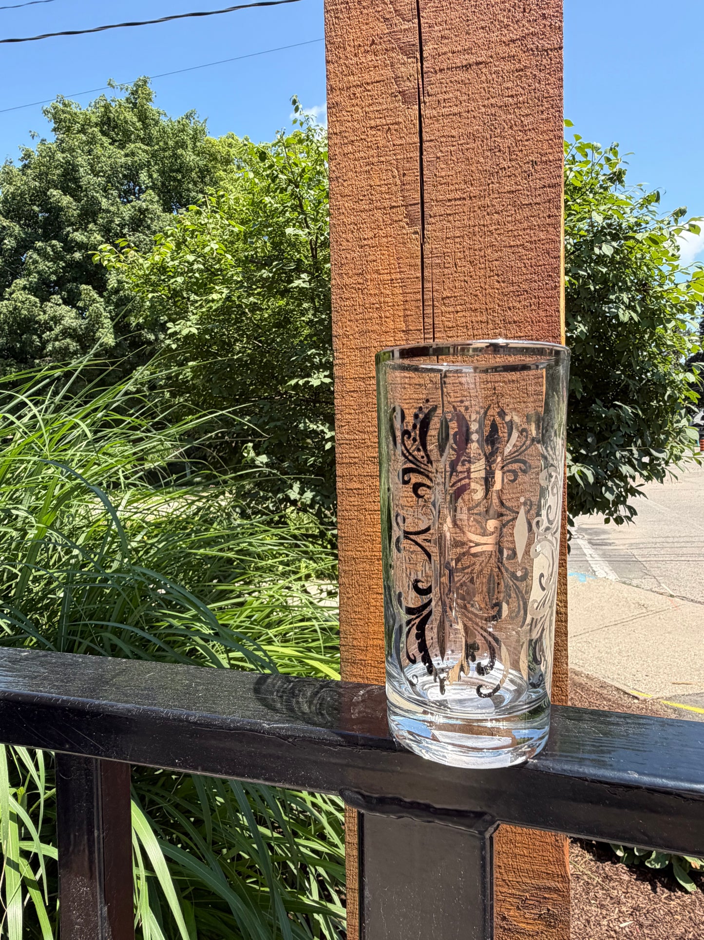 Vintage Silver Design Glasses