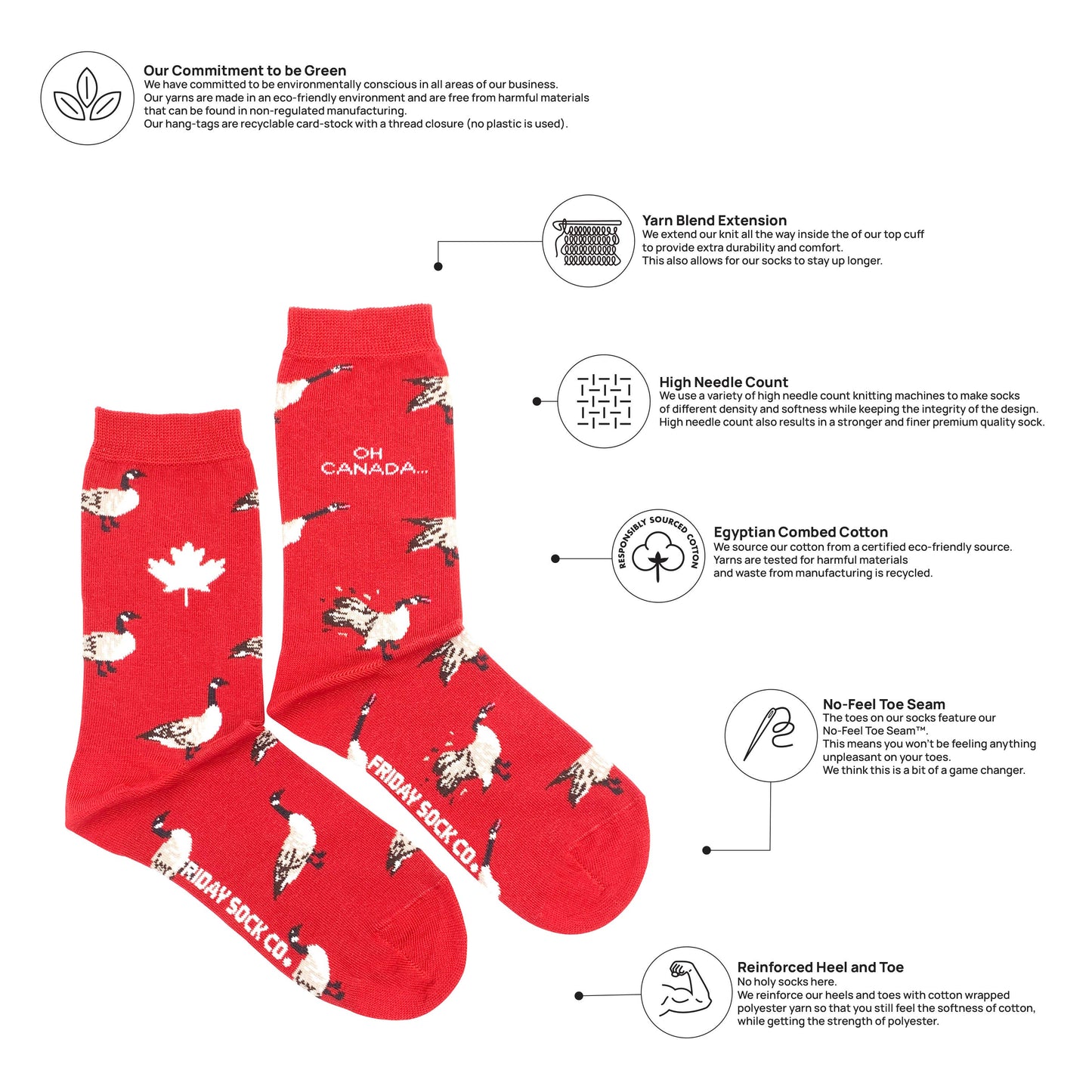 Women's Canada Goose Socks