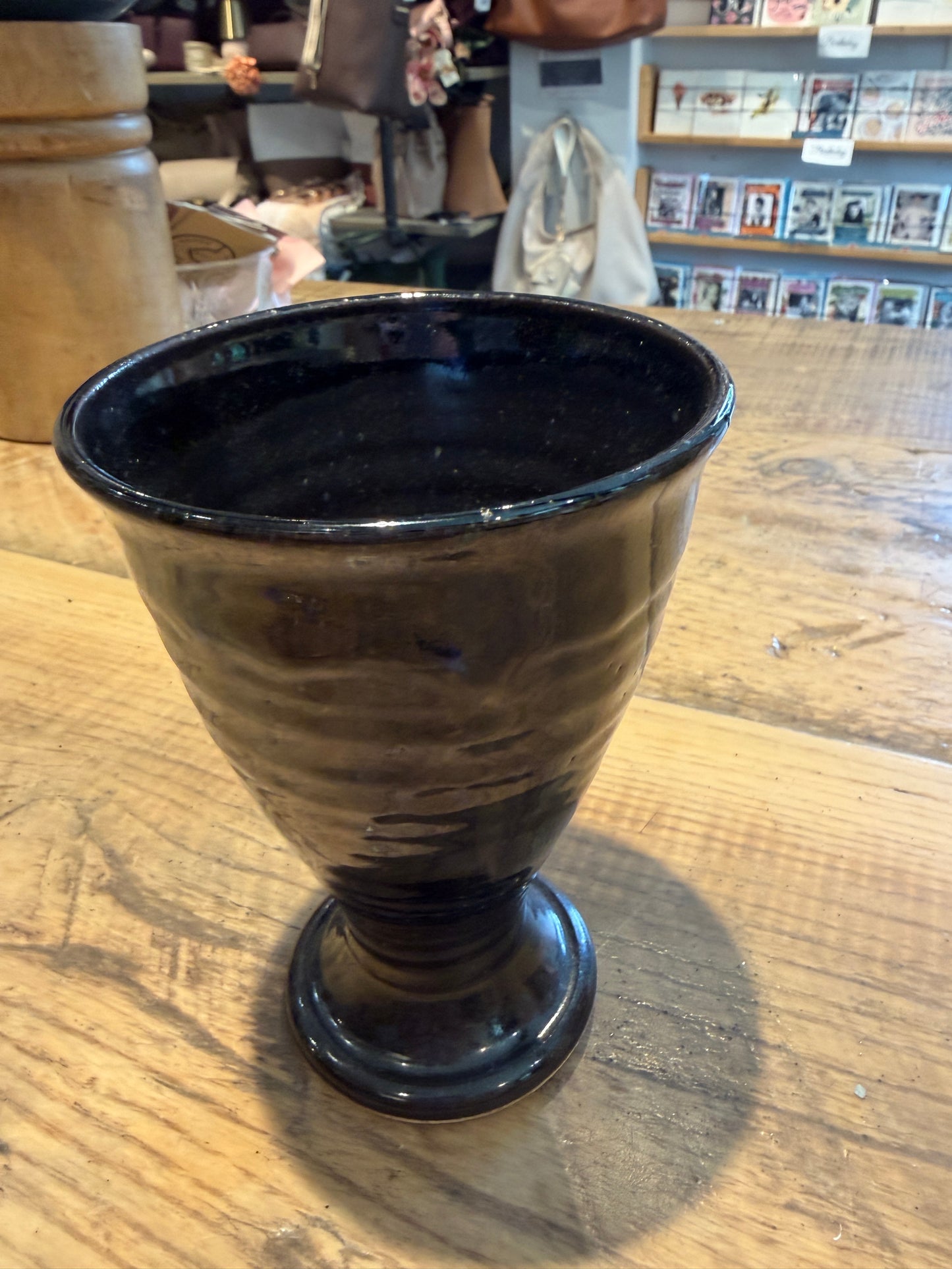 Pottery goblet