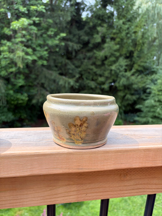 Signed vintage studio pottery bowl