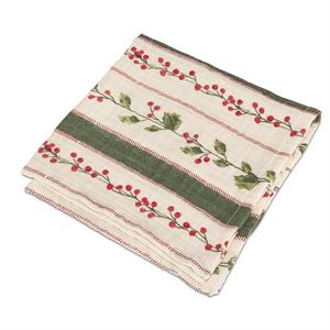Hollyberry Stripes Napkins