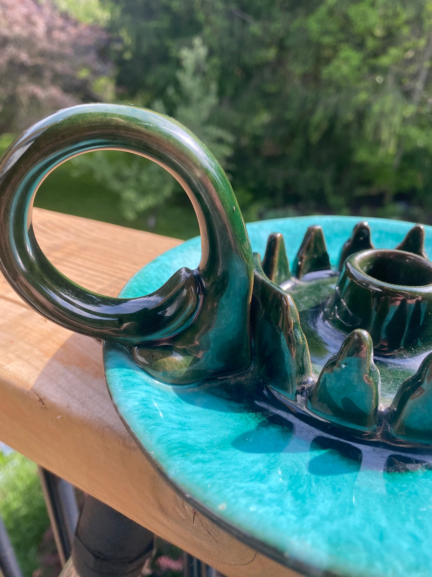 Evangeline studio pottery candlestick