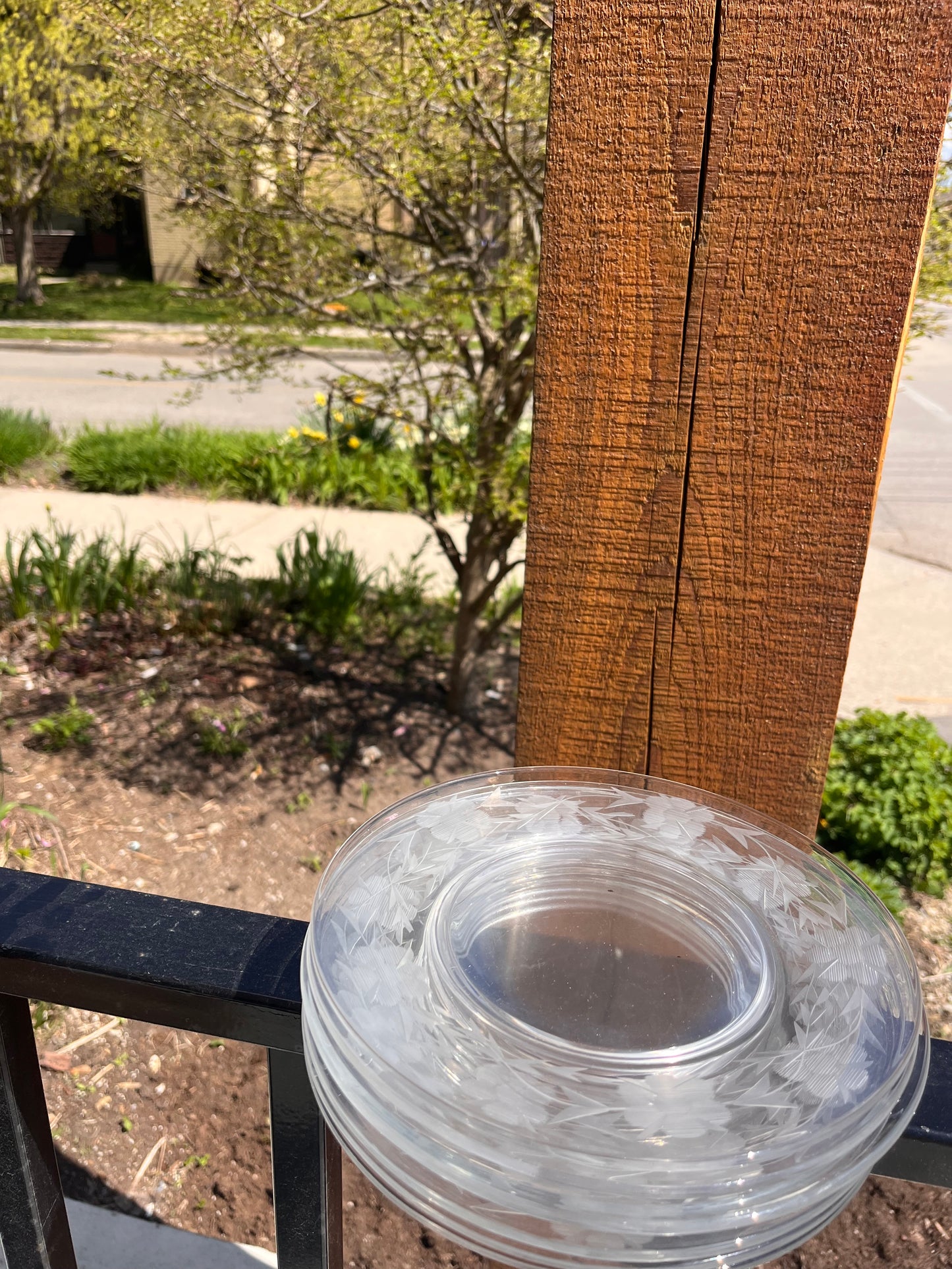 Vintage Glass Plates