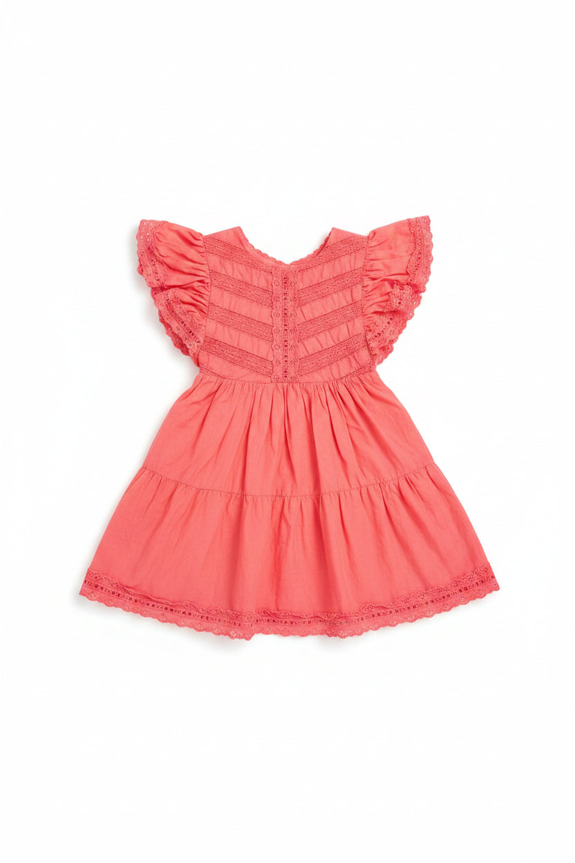 Pink Eyelet Vintage Gap Kids Dress