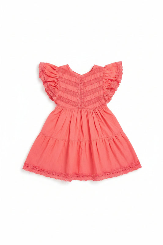 Pink Eyelet Vintage Gap Kids Dress