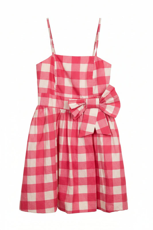 Child’s Pink & White Gingham Dress