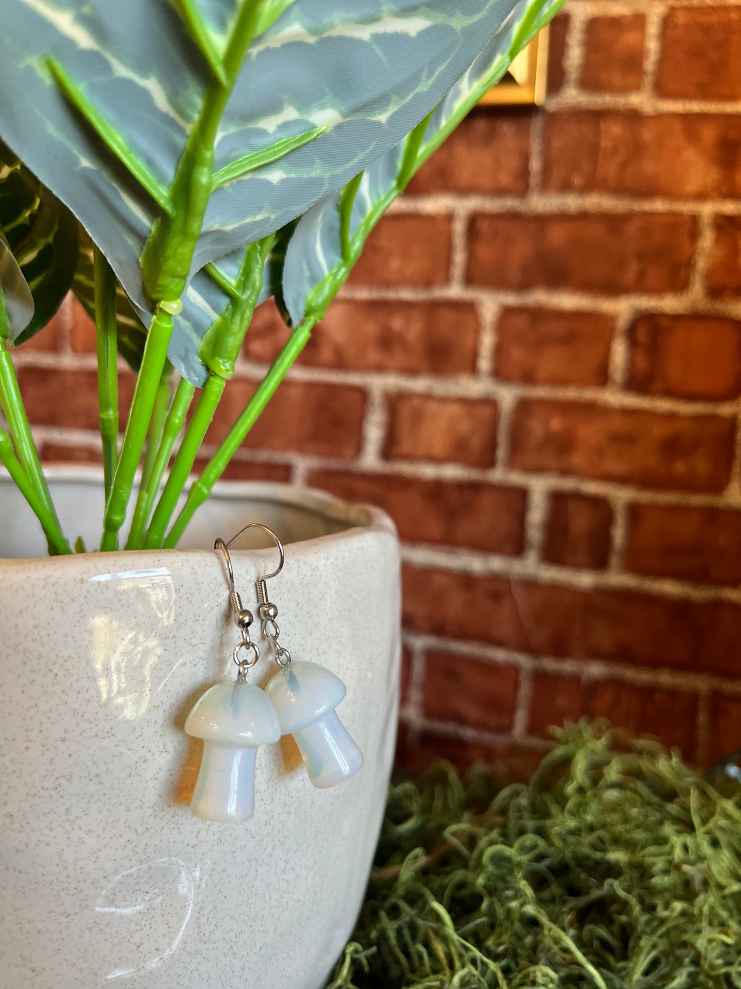 Mushroom Earrings and Pendants