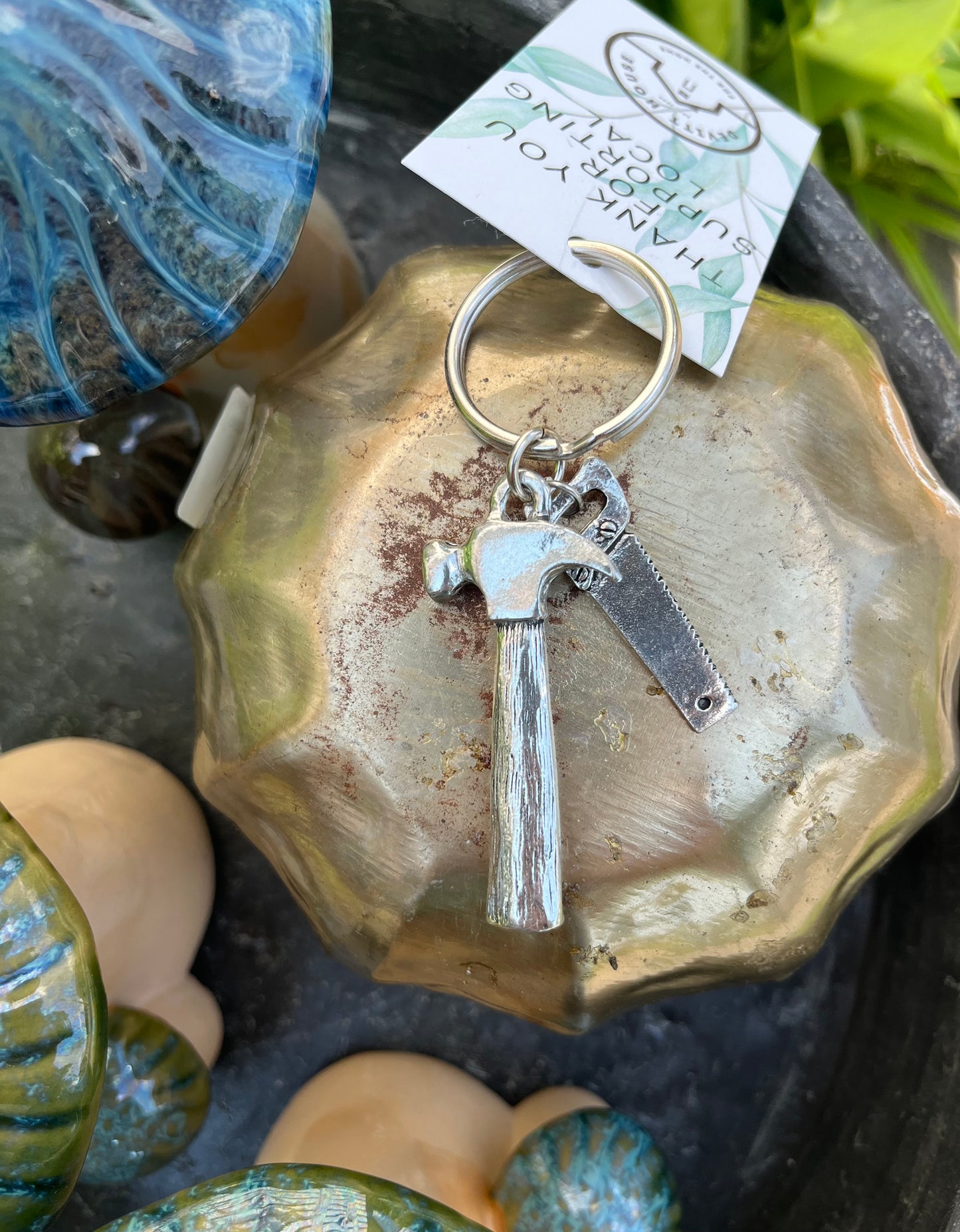 Pewter Keychain
