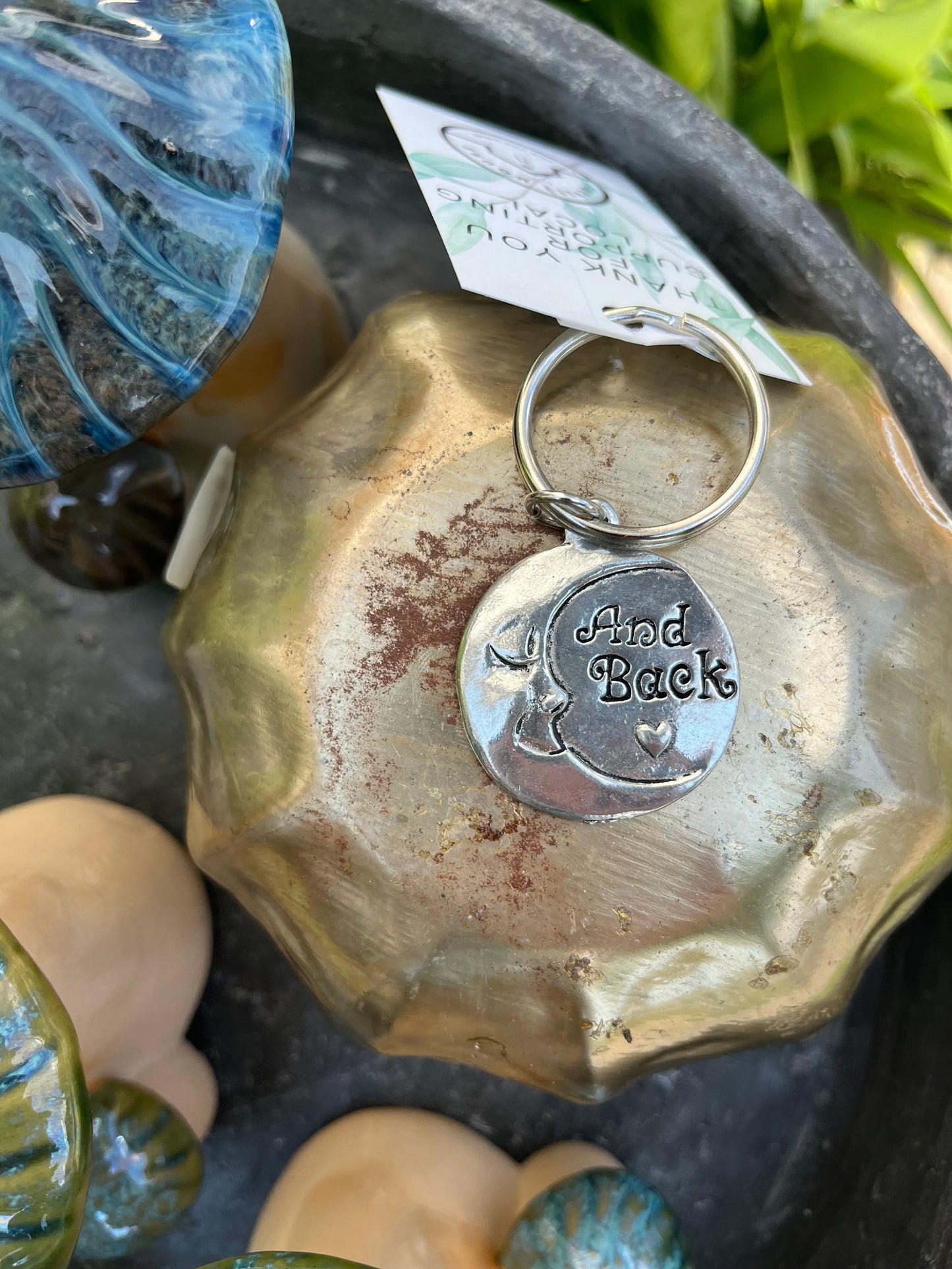 Pewter Keychain