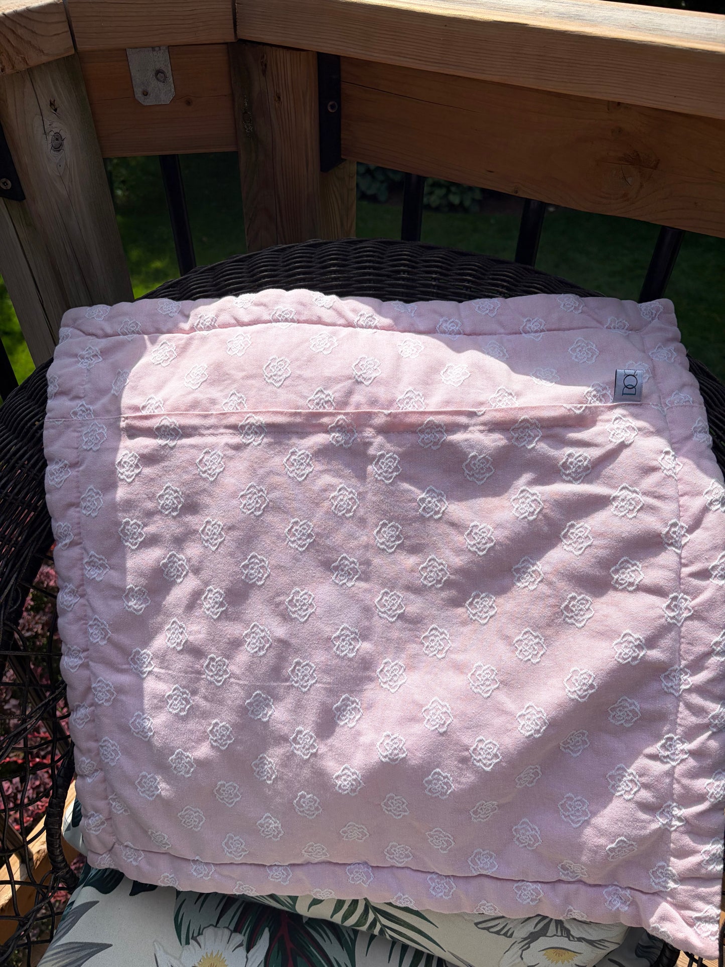 Vintage Lace Pink Pillow