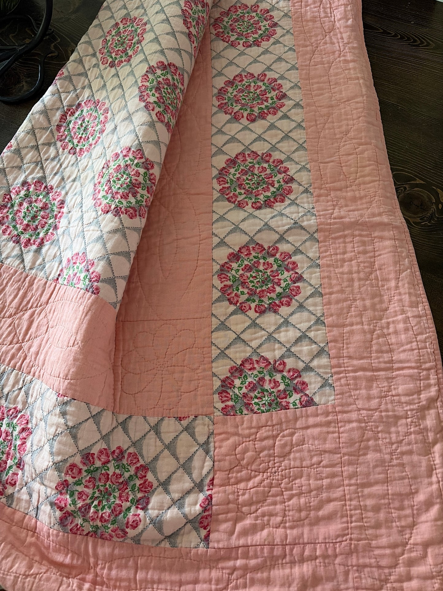 Vintage Pink Quilt