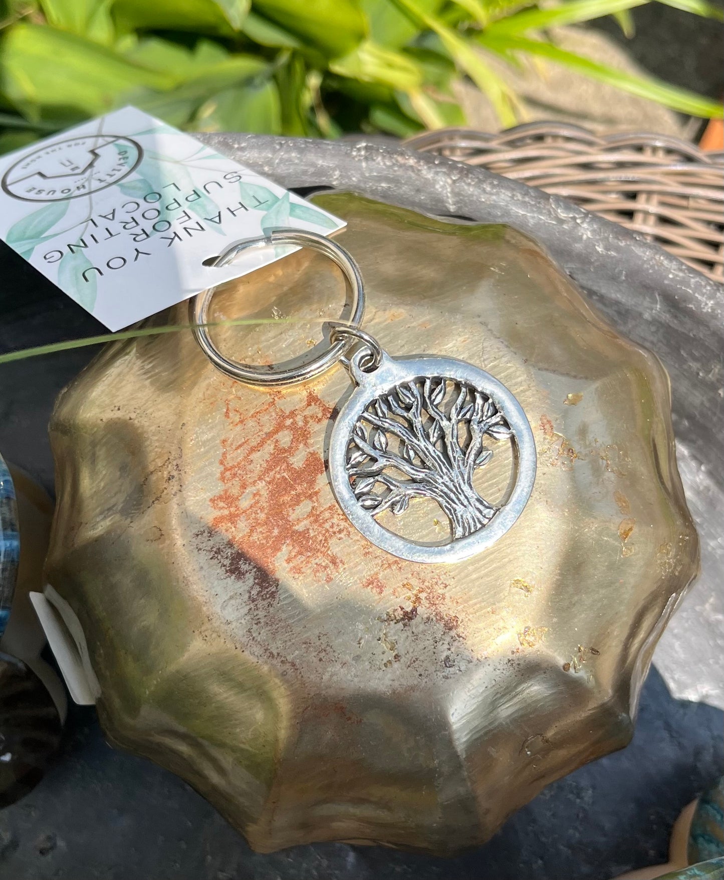 Pewter Keychain