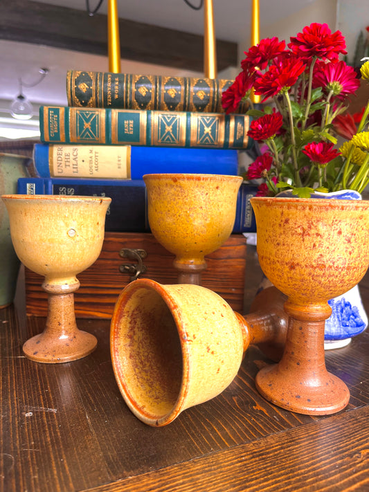 Ontario Handmade Pottery Goblets