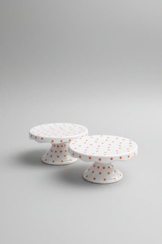 Mini Polka Dot Cake Plate