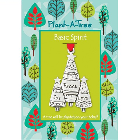 Basic Spirit Pewter Christmas Ornaments