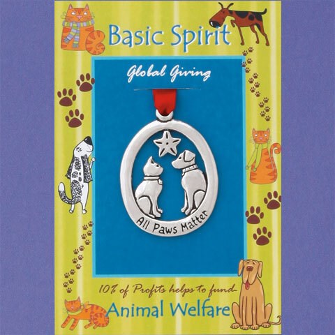 Basic Spirit Pewter Christmas Ornaments