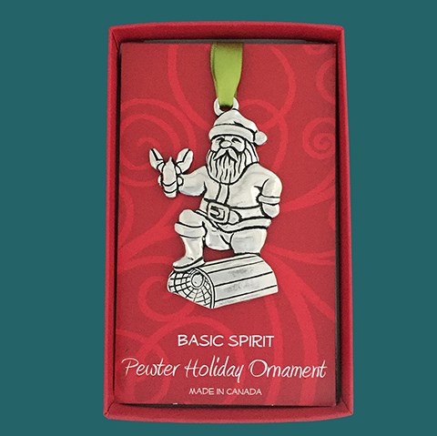 Basic Spirit Pewter Christmas Ornaments